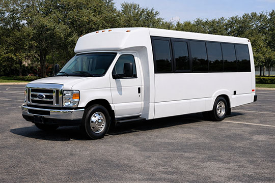 18-passenger minibus available for charter in Logan, UT